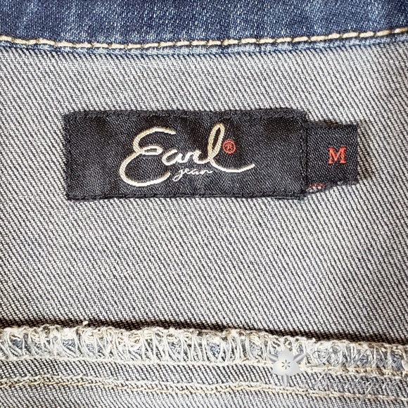 EARL JEAN Women's Denim Jacket, Medium - Picture 4 of 7